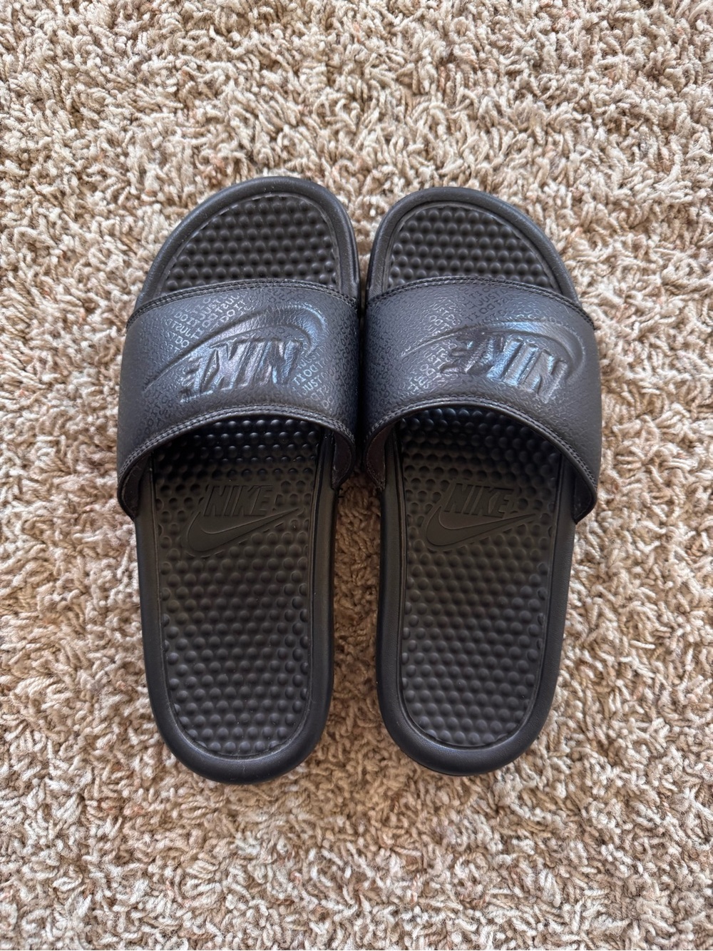 Nike Black Slide Sandals